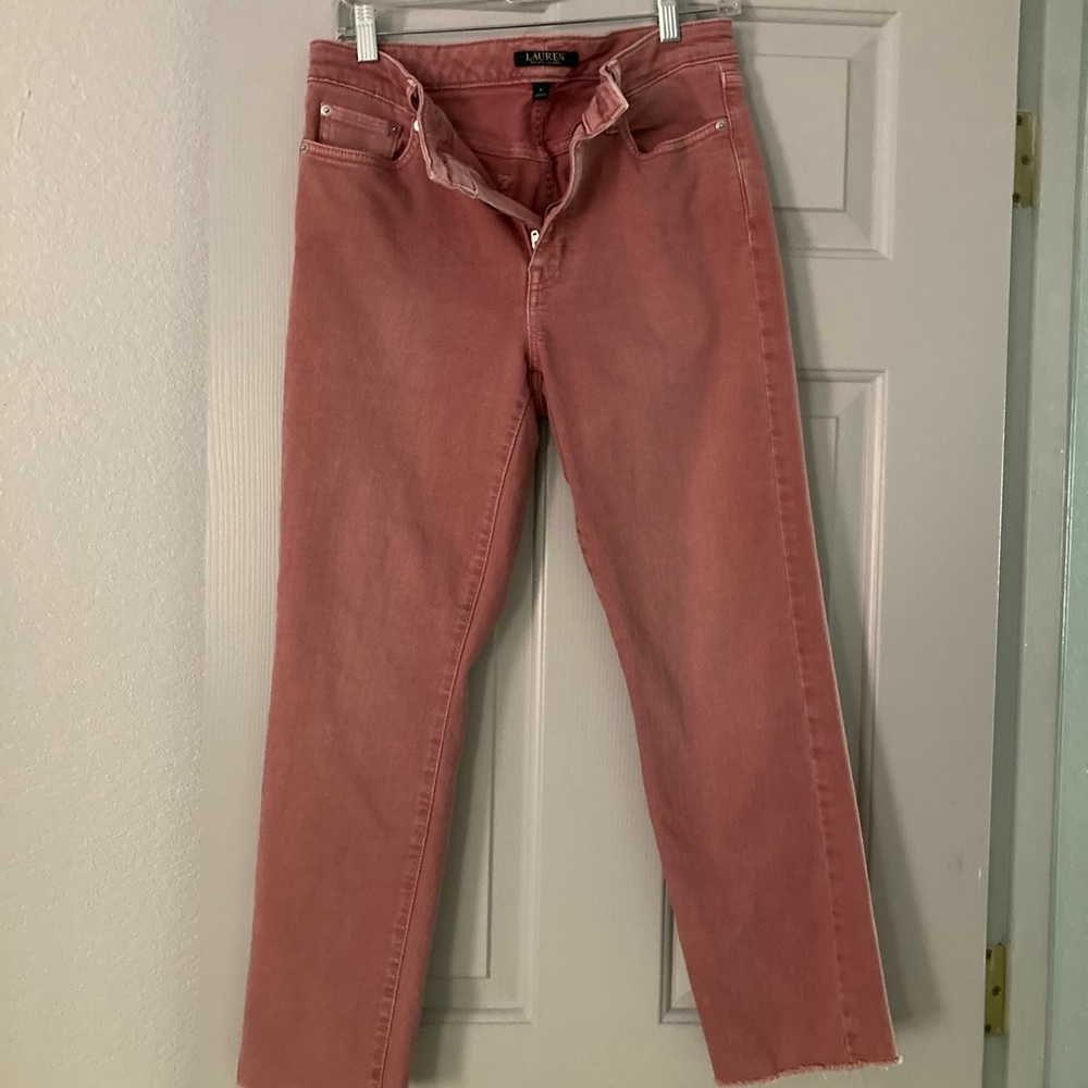 Pink Ralph Lauren Capris - Size 6